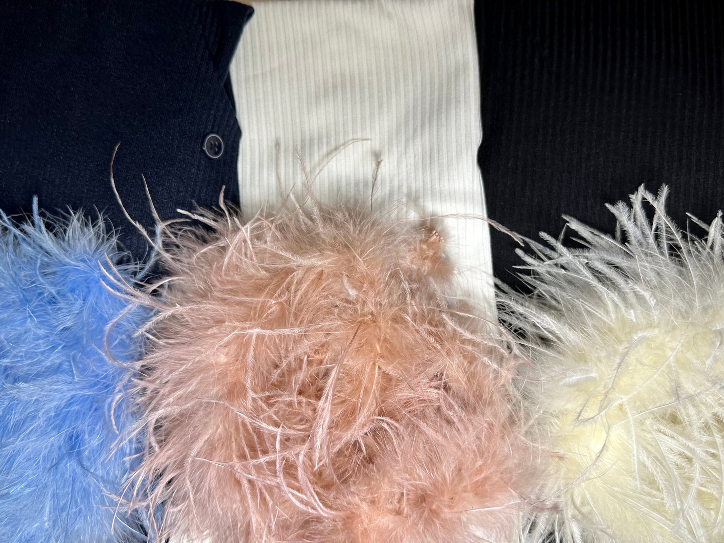 Feathery pocket vest