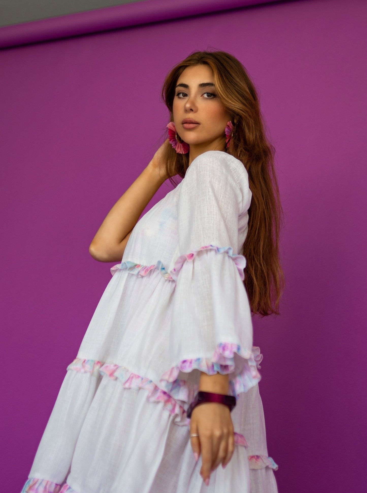 One shoulder dress